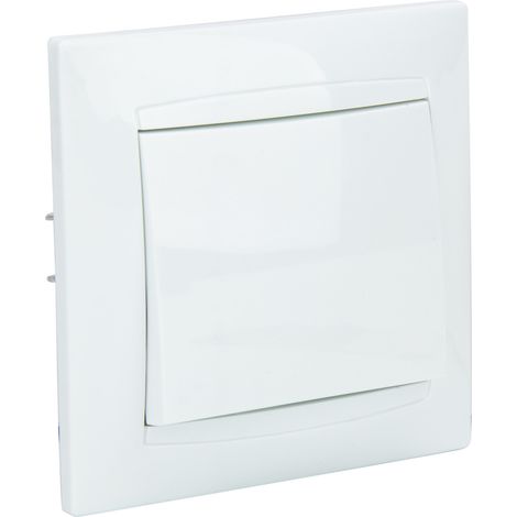 Zenitech – Permutateur encastré Zyna blanc – Installation facile dans boîte standard – Intensité 10A – Puissance max 2300W – Indice de protection IP20 (1/5)