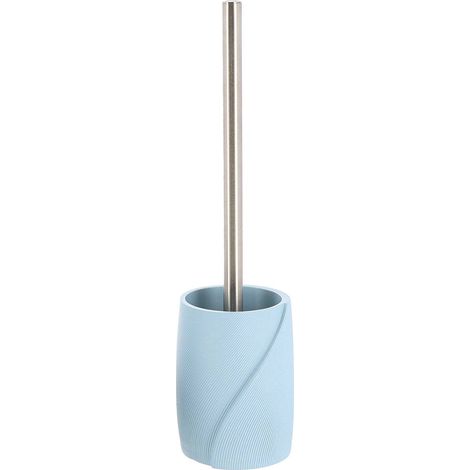 Escobilla de inodoro de polirresina oprah - azul claro - Tendance