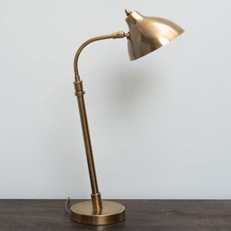 Lampe de bureau Emera en Laiton 19x71x35cm