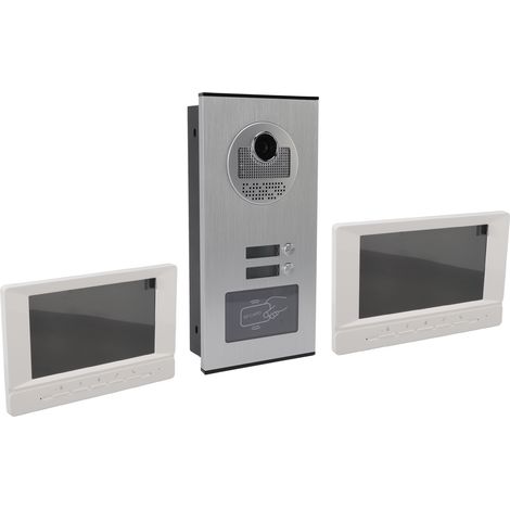 Intelligentes Video-Türklingel-Set, ABS-Aluminiumlegierung, 15 V 1,2 A, 960p, Türspionkamera mit RFID-Chip, EU-Stecker 100–240 V (1/5)