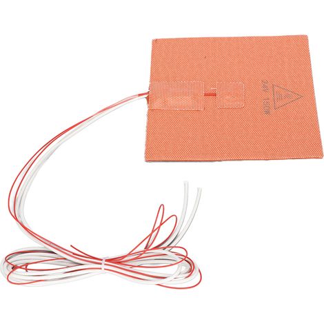 Tapis chauffant haute température 150x150 mm 24V 150W, adhésif pour plateau d'impression 3D, accessoire chauffant pour imprimante. (1/5)