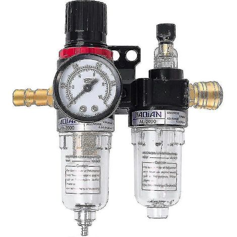 1/4"-Filterabscheider, Ölabscheider, Druckminderer, Kompressionsregler für Kompressor/Kompressorfilter (hy) Ty (1/5)