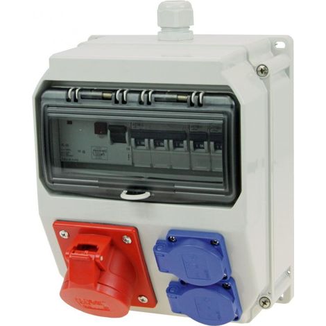 PCE KUNSTSTOFF-WANDVERTEILER IP44 (LOFER BV 16/5 2XSSD)