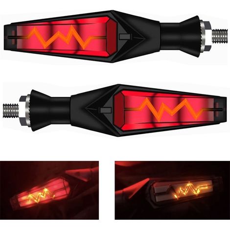 Clignotants + Feux STOP LED défilant Moto ECG4.0 - séquentielle (1/5)