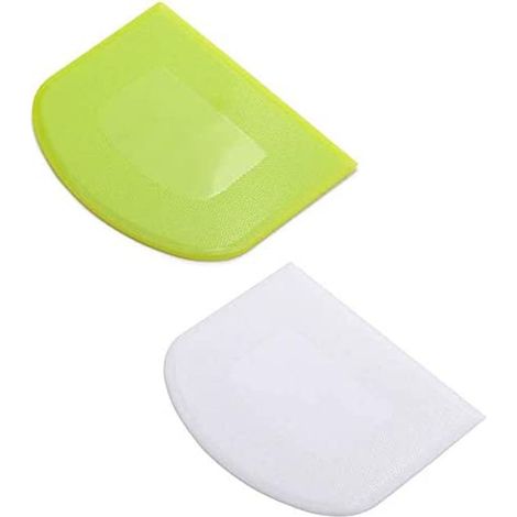 Spatola Cucina Dolci Mescola Taglia Impasti Flessibile Coppia Verde Bianco (1/5)