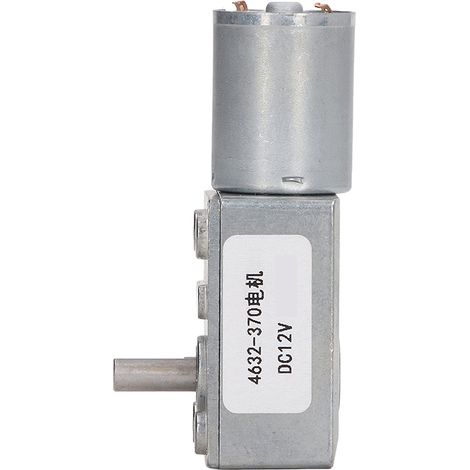 Drehzahlreduzierungsmotor, selbsthemmend, verschleißfest, Schneckengetriebemotor 4632‑370 für Drucker, 12 V DC, 23 U/min (1/5)