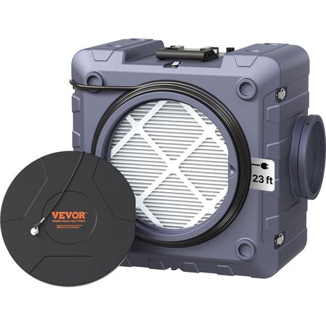 VEVOR Purificador de Aire con Máquina de Aire Negativo Apilable 3 Etapas 550 CFM