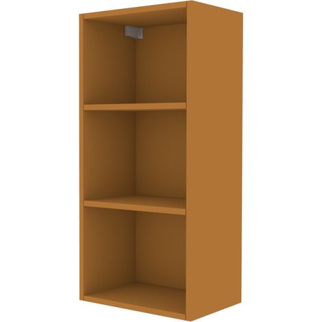 Libreria pensile moderna con schienale - Montaggio rapido cabineo - Zolfo
