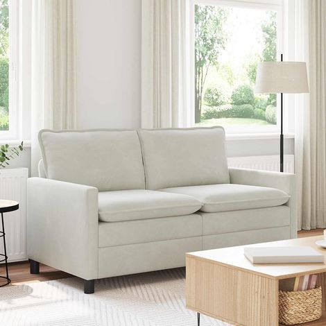 Sofá Crema 156 x 81 x 87,5 cm Terciopelo
