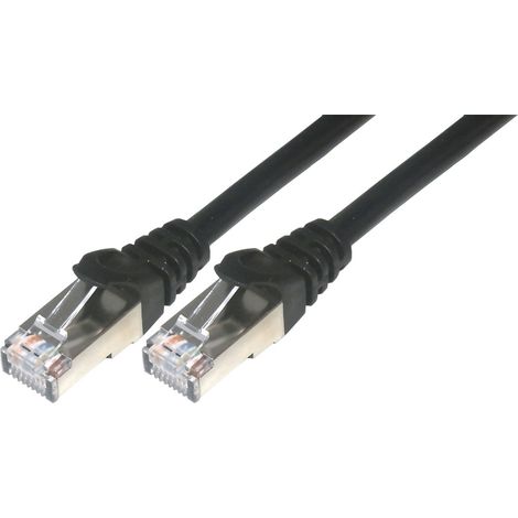 FCC6BM-0.5M/N MCL Cordon de brassage RJ45 CAT 6 F/UTP MCL Cordon de brassage RJ45 CAT 6 F/UTP - 50cm Noir