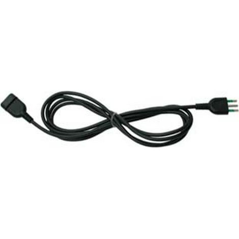 1PZ PROLUNGA ELETTRICA LINEARE 3X0,75 NERA - mt.3