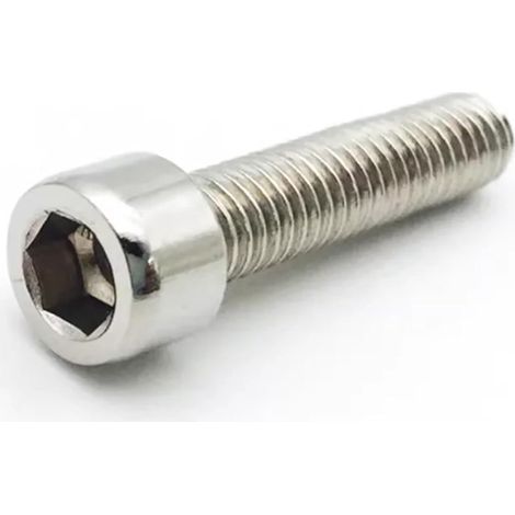 Vis à six pans creux en acier inoxydable 201, de fixation M3 M4 M5 M6 M8 M10 M12 (50 mm, lot 10)