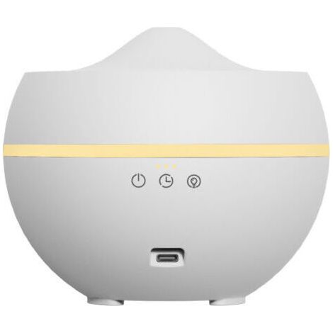 300ML Diffuseur d'Huiles Essentielles Électrique Lumière D'Ambiance 7 Couleurs Avec Prise USB,Diffuseur D'Huiles Essentielles Électrique Humidificateur pour Cheminée Salle de Bain Salon Centr