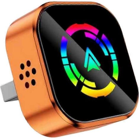 Adaptateur CarPlay sans fil 2 en 1 pour Android Auto, boîtier intelligent avec intelligence artificielle, Wi-Fi et Bluetooth, commande vocale, conversion CarPlay filaire vers CarPlay sans fil. (1/5)