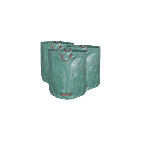 Sacs de Jardin XXL 272L Lot de 3 Sacs Pratiques pour Compost, Feuilles et Déchets de Jardin (1/4)