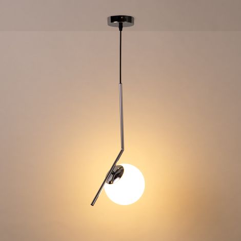 Lampada a sospensione sfera di cristallo "HERMI" - E27