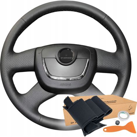 Rivestimento per volante per Skoda Octavia, Fabia, Superb Yeti, Citigo (1/5)