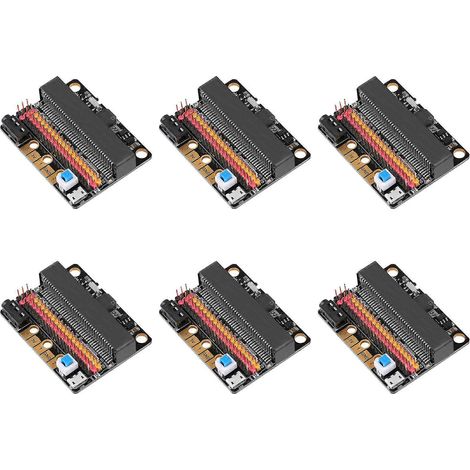 Carte d'extension IOBIT V2.0 avec buzzer pour BBC Micro:Bit Kids' Python Graphics (6 cartes) (1/5)
