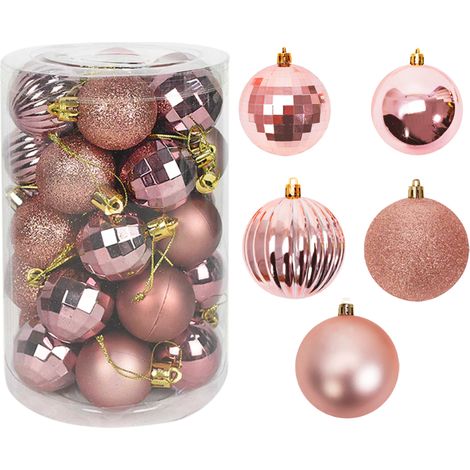 CHRISTBAUMKUGELN SYSD1688-026 LIGHT PINK