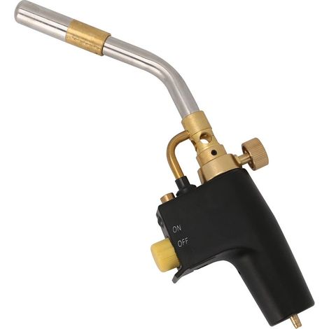 Torch À Gaz - Allumeur Piézo - Régulation De Flamme - Pour Brasage Soudure Détartrage Cuisson - 1 Pièce
