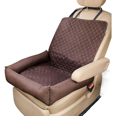 Autositz für Hunde wasserdichter Fahrzeugsitz für Haustiere tragbar rutschfest Sitzmatte aus Stoff für Reisen SUV-Roadtrips LKW Camping 50 x 50 x (1/5)