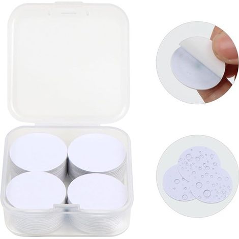 Étiquettes NFC (50 pièces) - Autocollants NFC vierges NTAG215 - Avec couche adhésive pour téléphones - Pour Amiibo/TagMo/transfert de données - Puces NFC programmables - Blanc - 25 mm - Lot de 50 (1/5)
