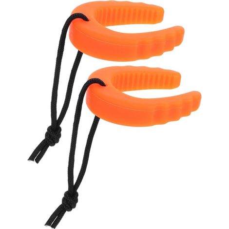 2 Pieces Effective Versatile Security Locking Plastic Design Orange