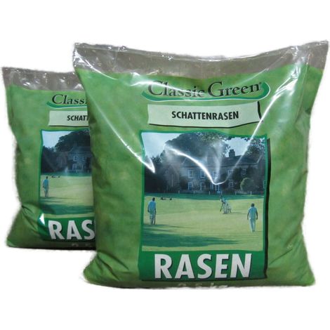 HEGA Classic Green Schattenrasen Rasensamen Grassamen Rasen Zierrasen nach RSM 5,0 kg (2 x 2,5 kg) (1/5)