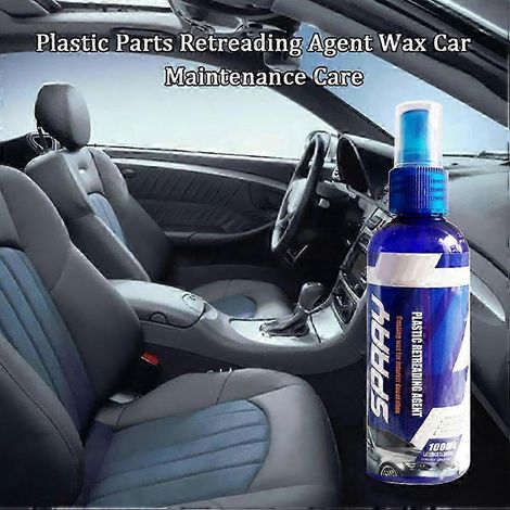 Rénovateur plastique 100ml, pâte de restauration pour intérieur auto, agent de rénovation des pièces en plastique, vernis d'entretien, coating protecteur pour tableau de bord, soin des surfaces automo (1/3)