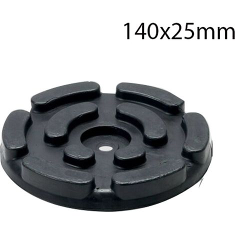Tampone Cuffia Gomma Ponte Elevatore 140x25mm Ricambio Sollevatore Ponti Nero (1/3)