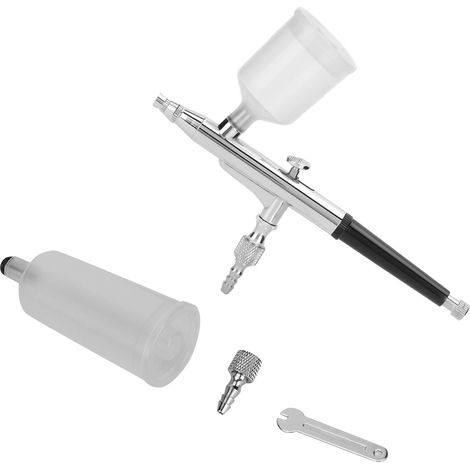 Kit aérographe à double action et alimentation par gravité de 0,3 mm pour la décoration de gâteaux et la peinture artistique (1/5)