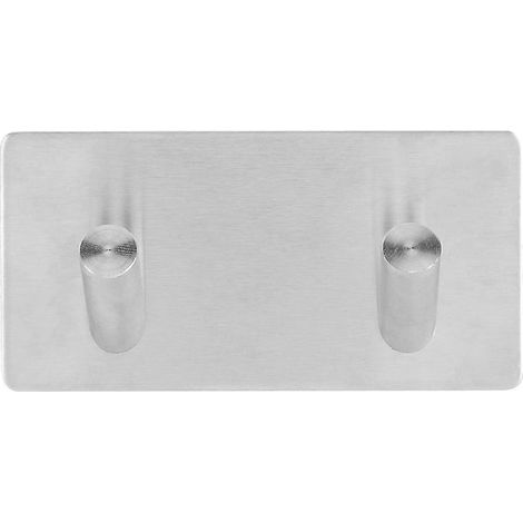 Robuste Wandhängestange aus Edelstahl, starker Klebstoff für Handtücher, Kleidung und Hüte, ideal für den Heimgebrauch, kein Bohren erforderlich, feuchtigkeitsbeständige Wandhalterung, 1 Stück pro Pac (1/5)