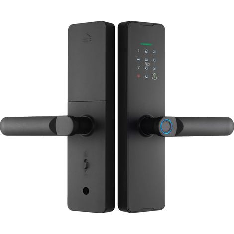 Serratura intelligente, accesso senza chiave, sblocco a distanza, senza spioncino, 22x160 (5050) (1/2)