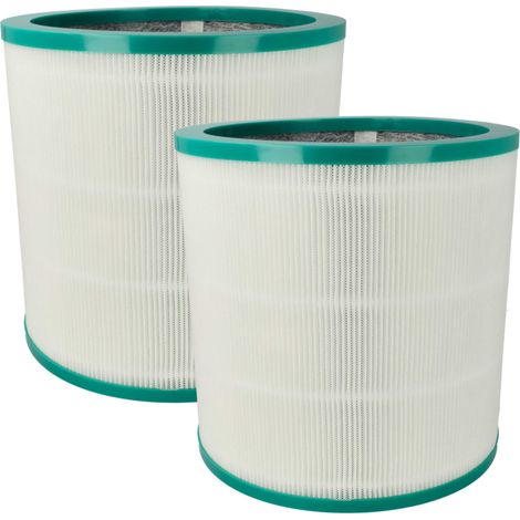 vhbw 2x HEPA Filter Replacement for Dyson 970342-01, 968126-03, 968126-03, 968126-05 for Air Cleaner - Spare Air Filter