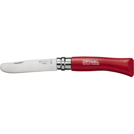Cuchillo Virobloc Inox N. 7 P. Ta Ton. Rojo Opinel