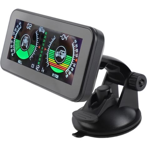 Inclinometro universale per auto intelligenti, misuratore di inclinazione ad alta risoluzione con display digitale head-up (HUD), misuratore di angolo e pendenza per autoveicoli.