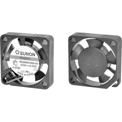 Sunon MF25060V1-1000U-A99 Ventola assiale 5 V/DC 5.09 m³/h (L x L x A) 6 x 25 x 25 mm