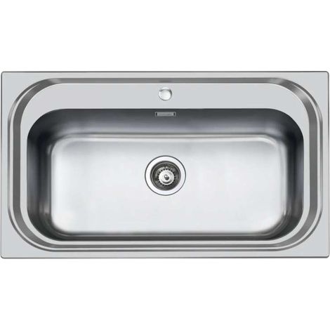 Foster Lavello Monovasca in Acciaio Inox - 86x50 cm