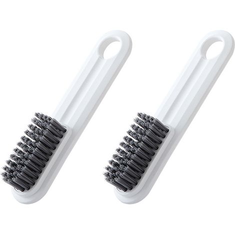 Brosse de Nettoyage - Poils Souples et Rigides - Pour Salle de Bain Cuisine Chaussures Vêtements - 1 Pièce (1/5)