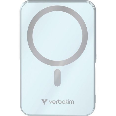 Powerbank Verbatim Charge 'n' Go Magnetico Wireless con supporto 10000mAh USB-C PD 3.0 Blu (1/5)