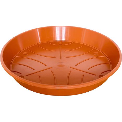 Geli – Soucoupe STANDARD – Terracotta, plastique PP, Ø 21 cm