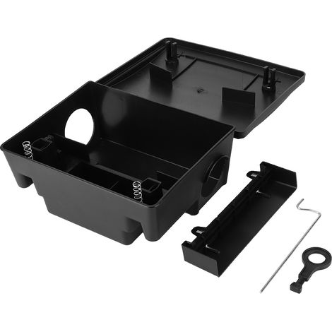Boîte à souris compacte avec verrou, piège à rats pour intérieur, utilisation à domicile, hôpital, hôtel