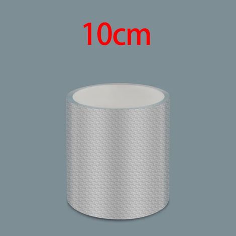Film protecteur pour portières de voiture (3 m,10 cm,fibre de carbone) - Autocollants anti-rayures transparents - Protection universelle pour seuils de portières (1/3)