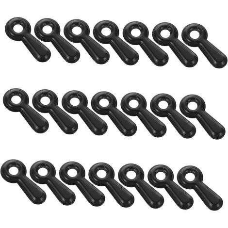 Accessoires pour cadres photo : boulons, plusieurs boucles pour panneaux arrière de cadres photo, fer noir (1/5)