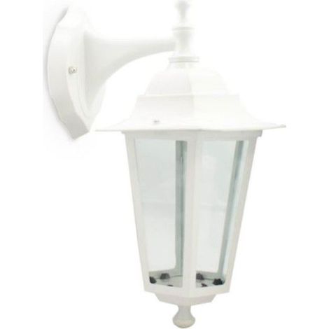 Lanterna da giardino braccio superiore bianco E27 60W Bianco GSC 000700073
