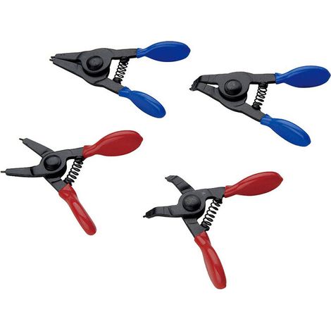 4 pinces circlips compactes avec ressort poignées caoutchouc pour clips retenue (1/5)
