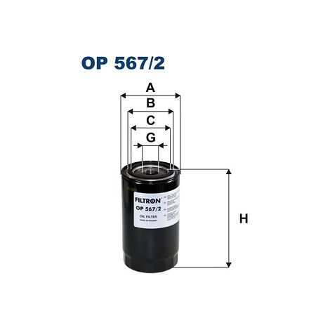 Ölfilter OP567/2 Filtron