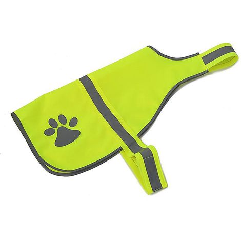 gilet De Scurit Rflchissant Pour Chien (vert M), Haute Visibilit, Jour Et Nuit En Plein Air. Votre Chien Est Visible Pour Viter Les Accidents De V (1/5)