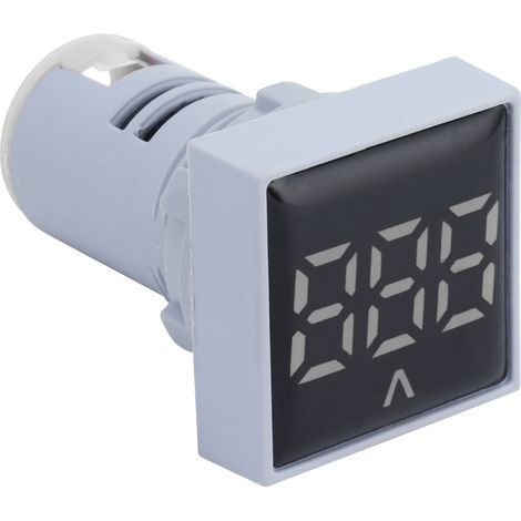 AD16-22FSV Voyant lumineux numérique de tension AC 60500V Blanc - Indicateur de tension pour panneau (1/5)