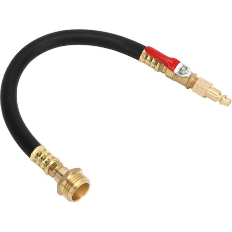 Adaptateur tuyau jardin, flexible et résistant au gel, raccord laiton pour arrosage extérieur, kit combiné protection hivernale for (1/5)